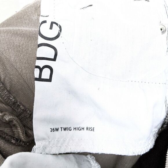 BDG Thin Wale Corduroy Twig High Rise Pants 26 - Picture 4 of 8